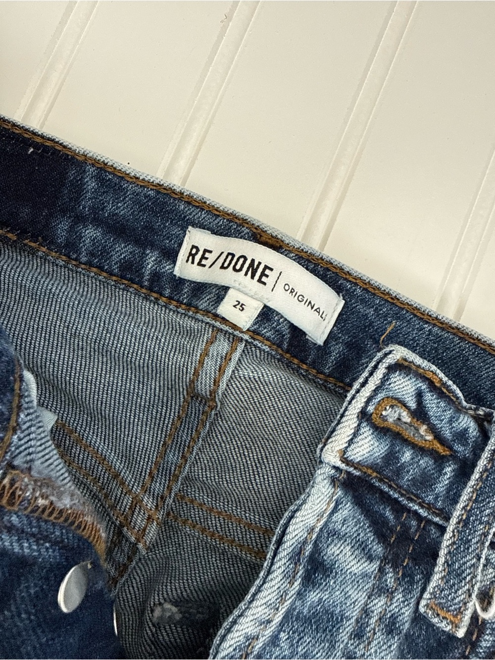 Re/Done light blue denim jeans